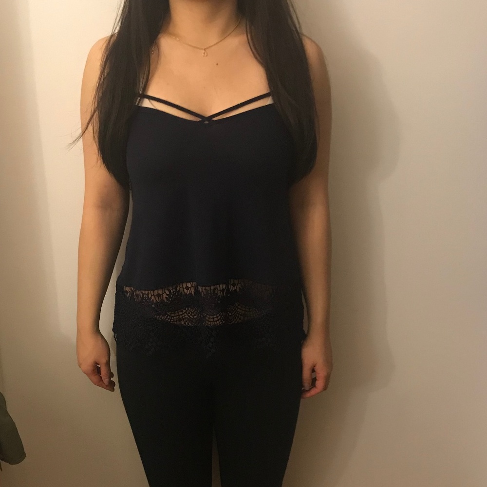 Express Navy Summer Tank Top